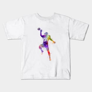 American football in watercolor Kids T-Shirt